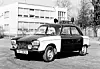 Auch das gehört zum Straßenbild Ende der 60er Jahre: ein Peugeot 204 Polizeifahrzeug.