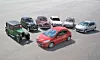 Die Modellpalette des Peugeot 201 bis 207.