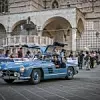 Adrian Gattiker und sein Mercedes 300 SL bayrisch-blau