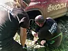 Service-Crew kam beim Skoda Euro Trek 2018