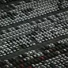 Fahrzeughalde - die Corona-Pandemie überrollt die Autoindustrie