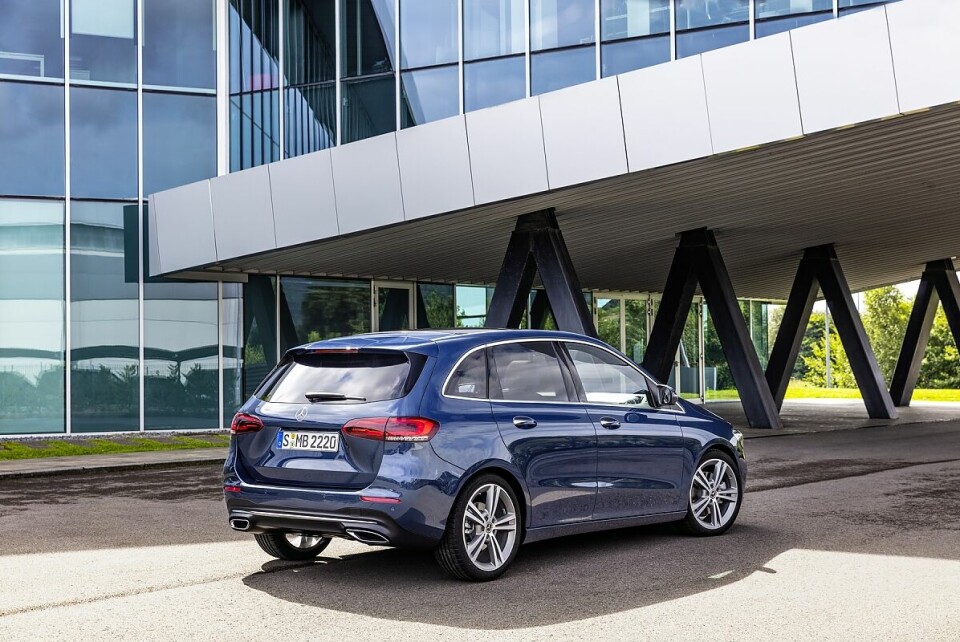 Mercedes B-Klasse - das Heck hat deutlich gewonnen. Mercedes B-Klasse - das Heck hat deutlich gewonnen