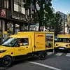Deutsche Post DHL Group mit dem StreetScooter in Stuttgart.