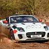 Jaguars F-Type Rallye Car im Schlamm