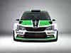 Der Skoda Fabia R5 hat breit ausgestellte Radhäuser.