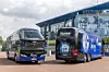 Der Mannschaftsbus des FC Schalke 04 ist aufwendig gestaltet