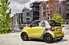Das Smart Cabrio hat Hinterradantrieb.