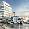Porsche Produktionslogistik eTruck von MAN
