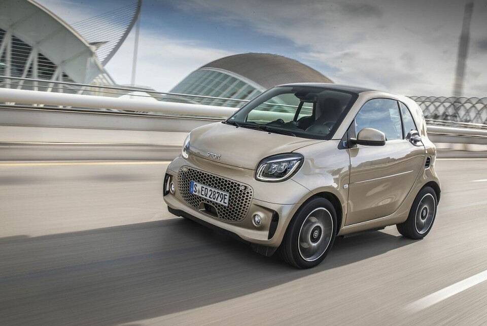 Der Smart EQ Fortwo ist bis zu 130 km/h schnell. Smart EQ Fortwo - bis zu 130 km/h