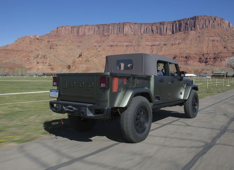 Der Lack des Jeep Crew Chief 715 Concept hat die Bezeichnung