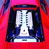Der Zwölfzylindermotor des Lamborghini Diablo VT.