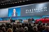 Daimler Hauptversammlung, Zetsche auf Leinwand.