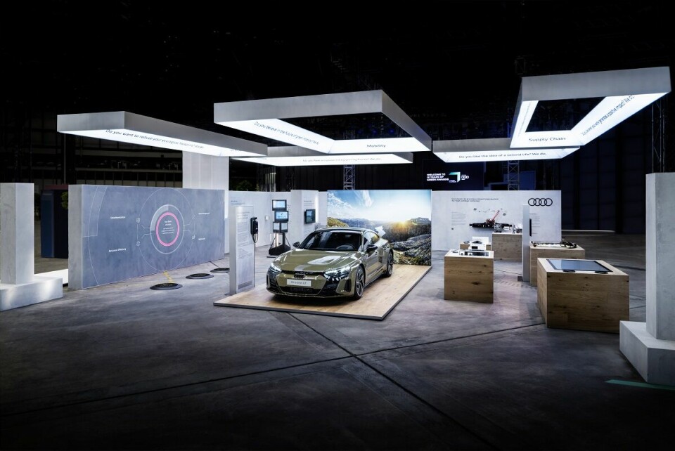 Vom 22. bis 24. Juni stellte Audi auf dem Greentech Festival in Berlin die Themen Circular Economy, Nachhaltigkeit in Produktion und Lieferkette, sowie den Audi Charging Hub und den Audi e-tron GT in den Fokus. Audi präsentiert aktuelle Nachhaltigkeitsprojekte