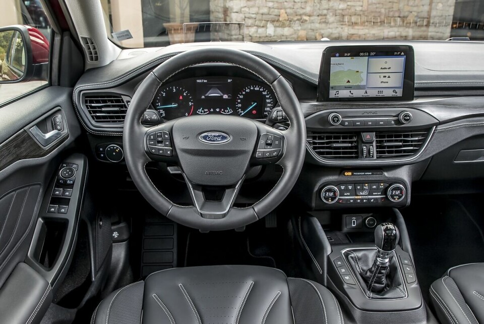 Das Cockpit des Ford Focus 1.5 Ecoboost Turnier