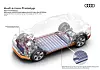 Audi e-tron: Das Batteriemodul wiegt rund 700 Kilogramm