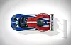 Der Ford GT Race Car von oben