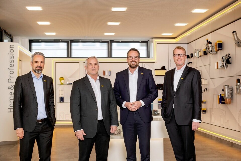 Jens Röttgering (Vorsitzender des Verwaltungsrates), Howard Boyer (COO), Christopher Heine (CEO), Holger Krumel (CFO) lenken fortan die Geschicke von Hengst (v.l.n.r.). Die Geschäftsführung der Hengst Gruppe.
