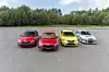 Vier Generationen Skoda Octavia RS.