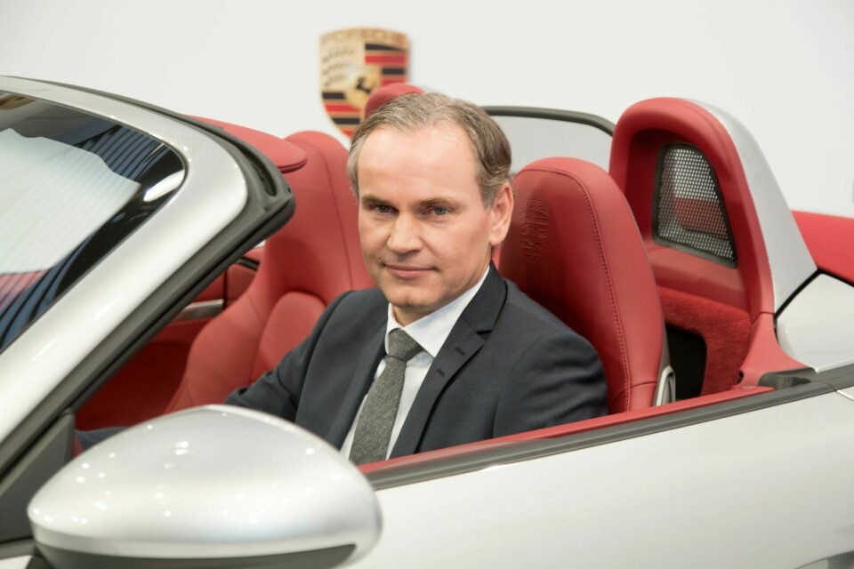 Porsche-Boss Oliver Blume visiert eine Marge von mindestens 15 Prozent an. Porsche Oliver Blume