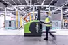Autonomes Transportsystem im Einsatz bei BMW in Landshut.