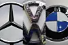 Daimler, Volkswagen und BMW-Logos