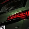 Die Heckleuchten des Audi Q5 mit OLED-Technologie.