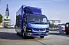 Fuso eCanter mit Motor und Getriebe von BorgWarner