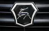 Das Logo des russischen Autoherstellers GAZ.