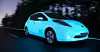 Nissan Leaf mit selbstleuchtendem Lack