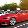 Supercharger _ Red Model S