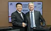 Audi-Chef Rupert Stadler und Qin Huanming, Vice President China FAW Group