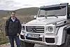 Mercedes G 500 4x4 mit G-Klasse Projektleiter Gunnar Güthenke.