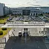 Einfahrt zum Volkswagen-Werk in Kaluga