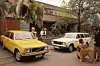 Volvo 144 links und Volvo 145 rechts im Jahr 1972.
