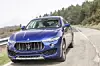 Der Kühlergrill des Maserati Levante ist beeindruckend.