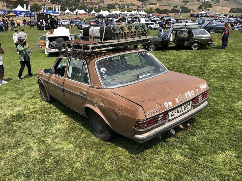 Mercedes 200 D - der braune Benz von 1982. Mercedes 200 D - der braune Benz von 198