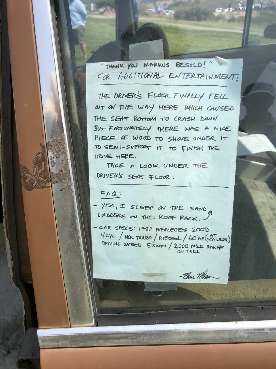 Mercedes 200 D - der braune Benz von 1982. Mercedes 200 D - der braune Benz von 1982