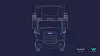 Zeichnung eines Freightliner Trucks