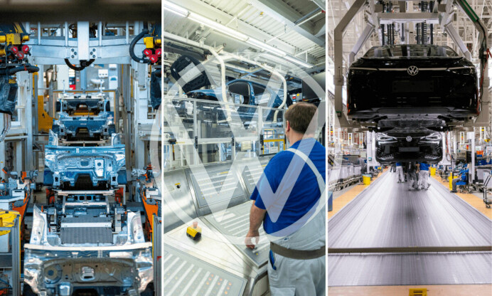 Das weltweite Produktionsnetzwerk von VW