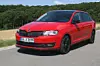Die schwarzen Elemente sind typisch für den Skoda Rapid Spaceback Monte Carlo