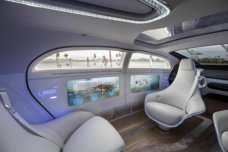 Der Mercedes F 015 Luxury in Motion gibt einen Ausblick auf den Luxus der Zukunft. press-inform / D. Weyhenmeyer Der Mercedes F 015 Luxury in Motion gibt einen Ausblick auf den Luxus der Zukunft.