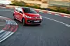 Der VW up! GTI hält auch in schnellen Kurven gut die Spur.