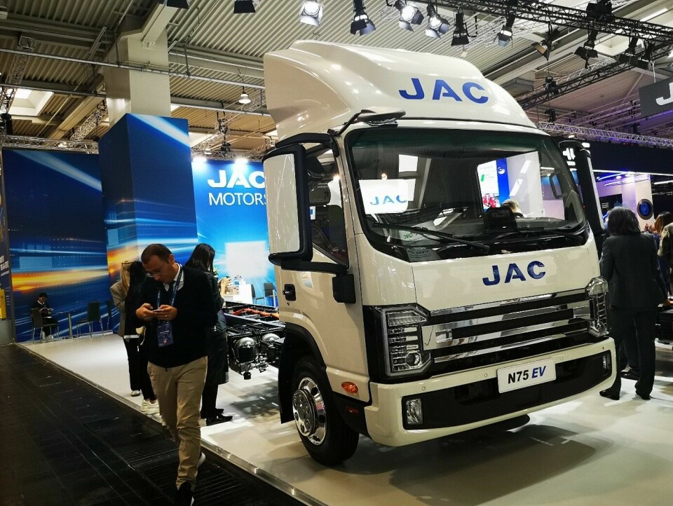 JAC zeigt auf der IAA E-Nutzfahrzeuge für den europäischen Markt. JAC IAA Transportation