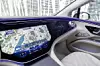 Der MBUX Hyperscreen im Mercedes-Benz EQS.