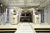 Neue Roboter in der Lackiererei im Ford-Werk Köln.