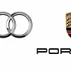 Audi und Porsche Logo