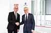 ABB-CEO Ulrich Spiesshofer (links) und Börje Ekholm, Präsident und CEO von Ericsson