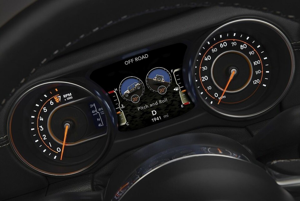 Jeep Wrangler - Rundinstrumente