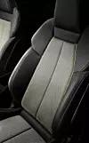 Die Stoffsitzbezüge im neuen Audi A3 bestehen zu 89 Prozent aus recycelten PET-Flaschen