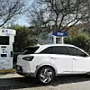 Hyundai Nexo an der Wasserstofftankstelle